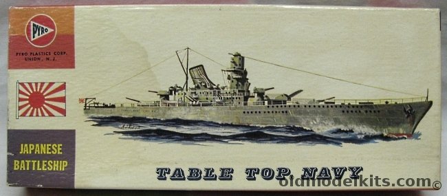 Pyro 1/1200 IJN Musashi Battleship - Table Top Navy, C392-50 plastic model kit